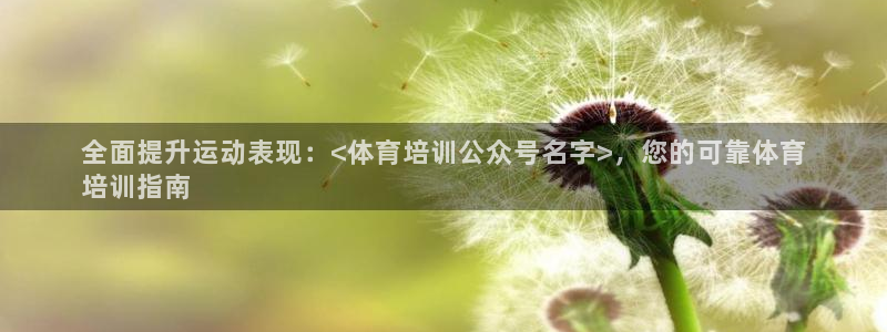 欧陆娱乐平台登录不上去怎么办：全面提升运动表现：<体