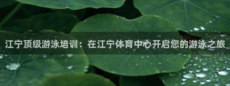 欧陆娱乐代理多少个点位啊：江宁顶级游泳培训：在江宁体