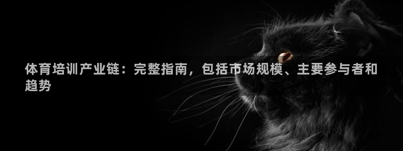 欧陆娱乐不让提现：体育培训产业链：完整指南，包括市场