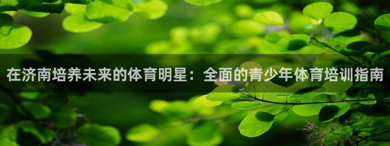 欧陆娱乐脚本怎么下载：在济南培养未来的体育明星：全面的青少年