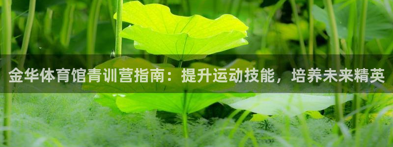 欧陆娱乐总代理是谁：金华体育馆青训营指南：提升运动技能，培养