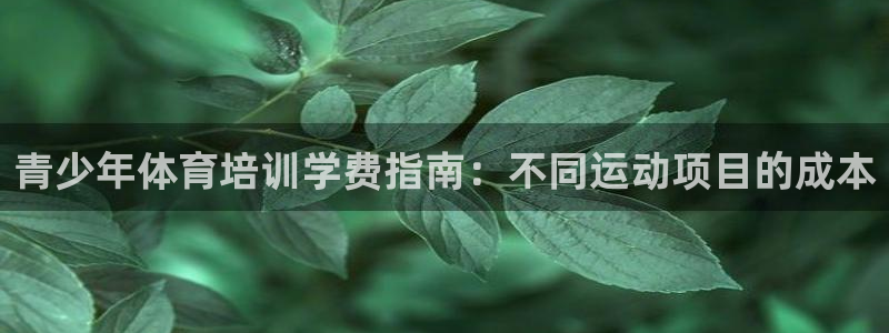 欧陆娱乐测速：青少年体育培训学费指南：不同运动项目的