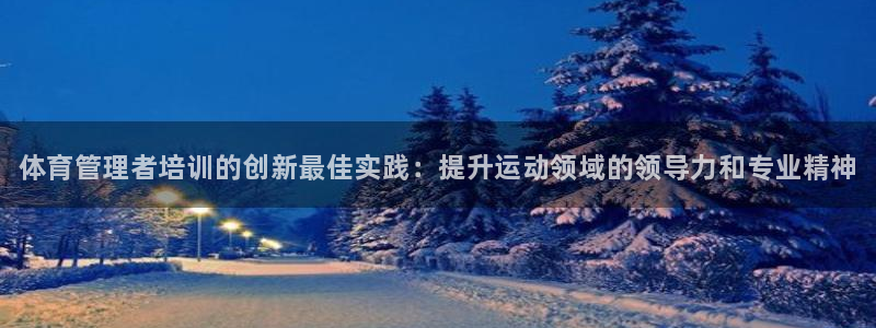 欧陆娱乐怎么注册会员的：体育管理者培训的创新最佳实践